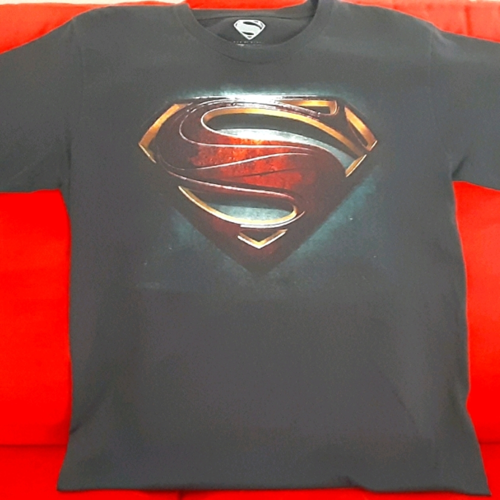 Superman Man of Steel Mens Tshirt